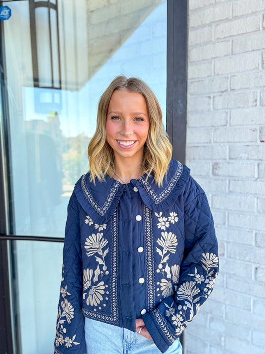 Peter Pan Collar Jacket