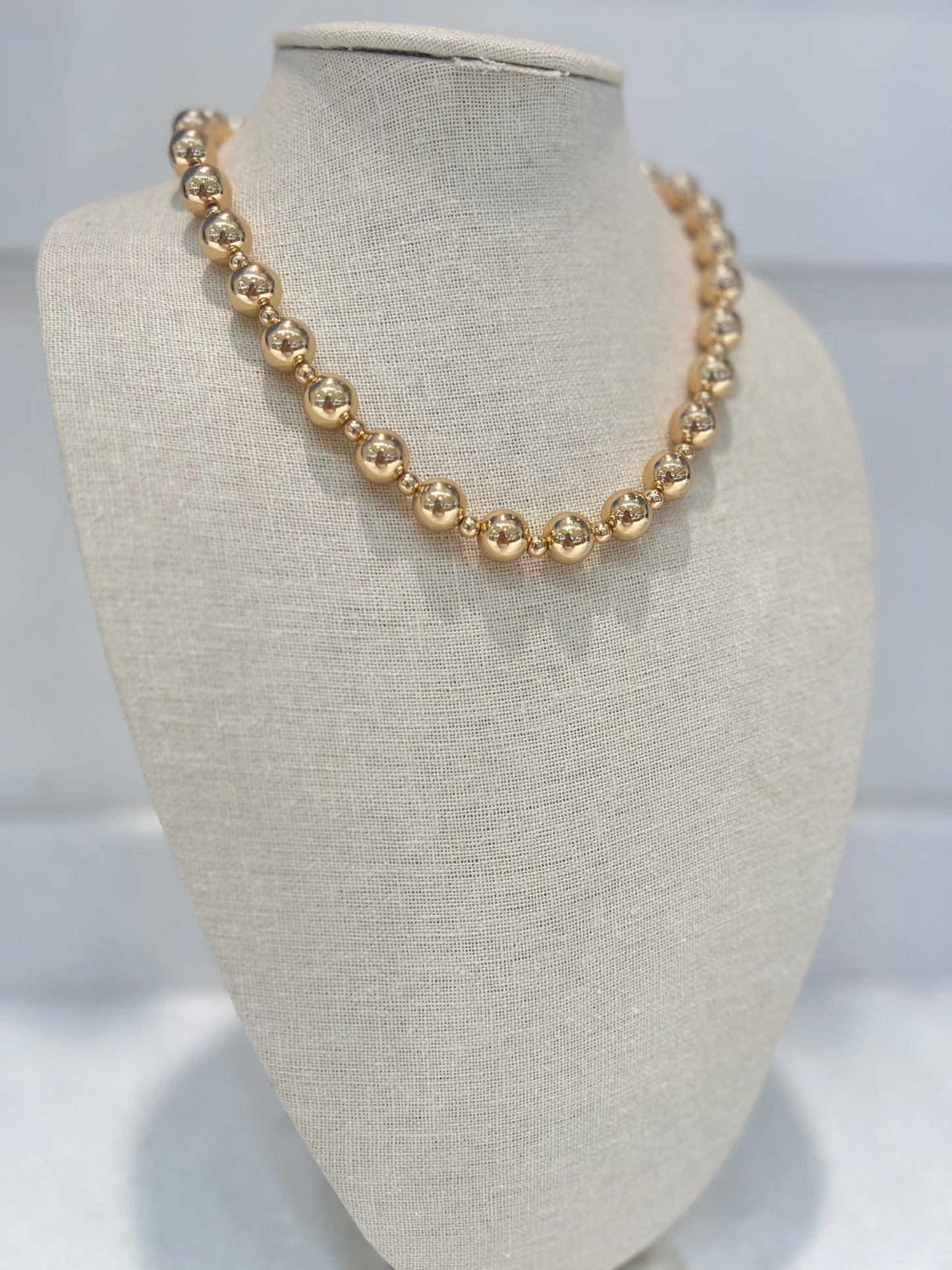 Gold Bubble Necklace