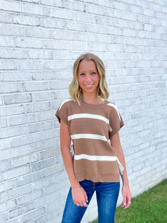 Tie Side Sweater Top