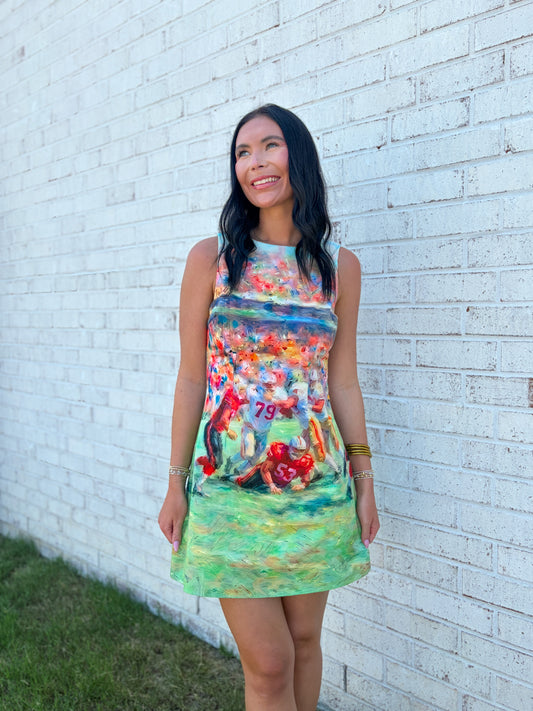 Game Day Open Back Dress