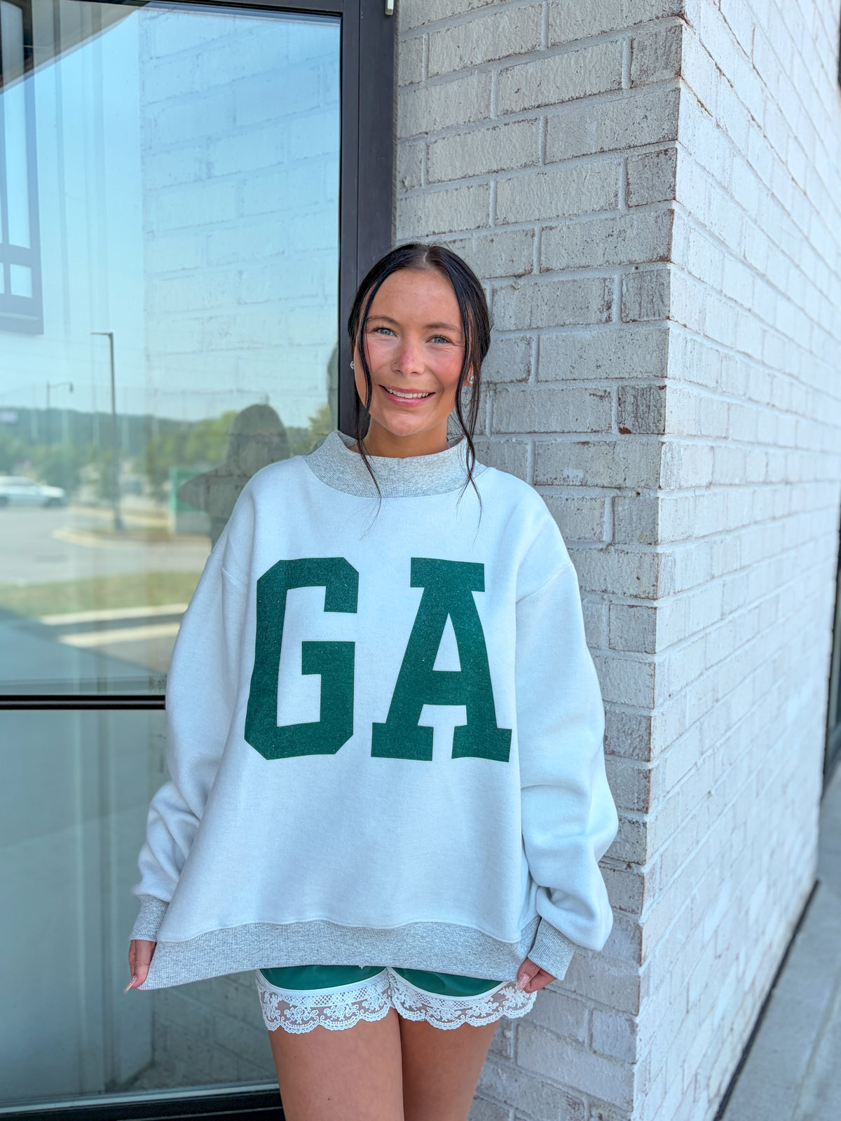 Augusta/GA Reversible Mock Neck
