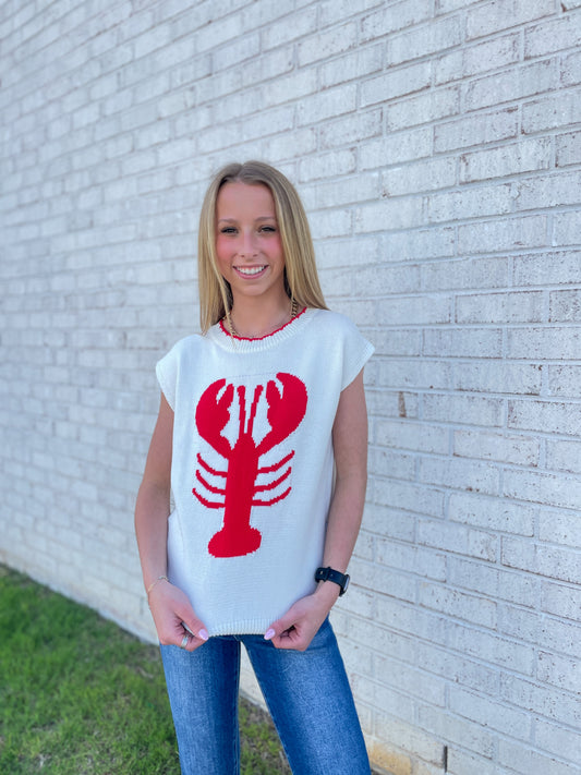 Lobster Knit Top