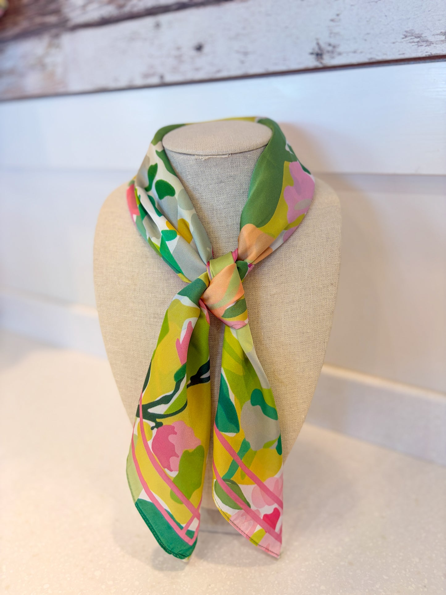 Silk Patterned Scarf