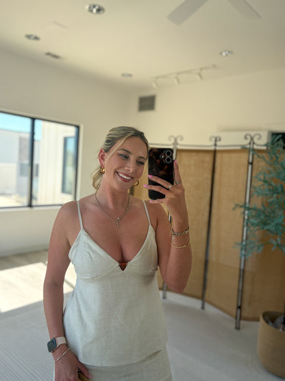 Cassidy Linen Top