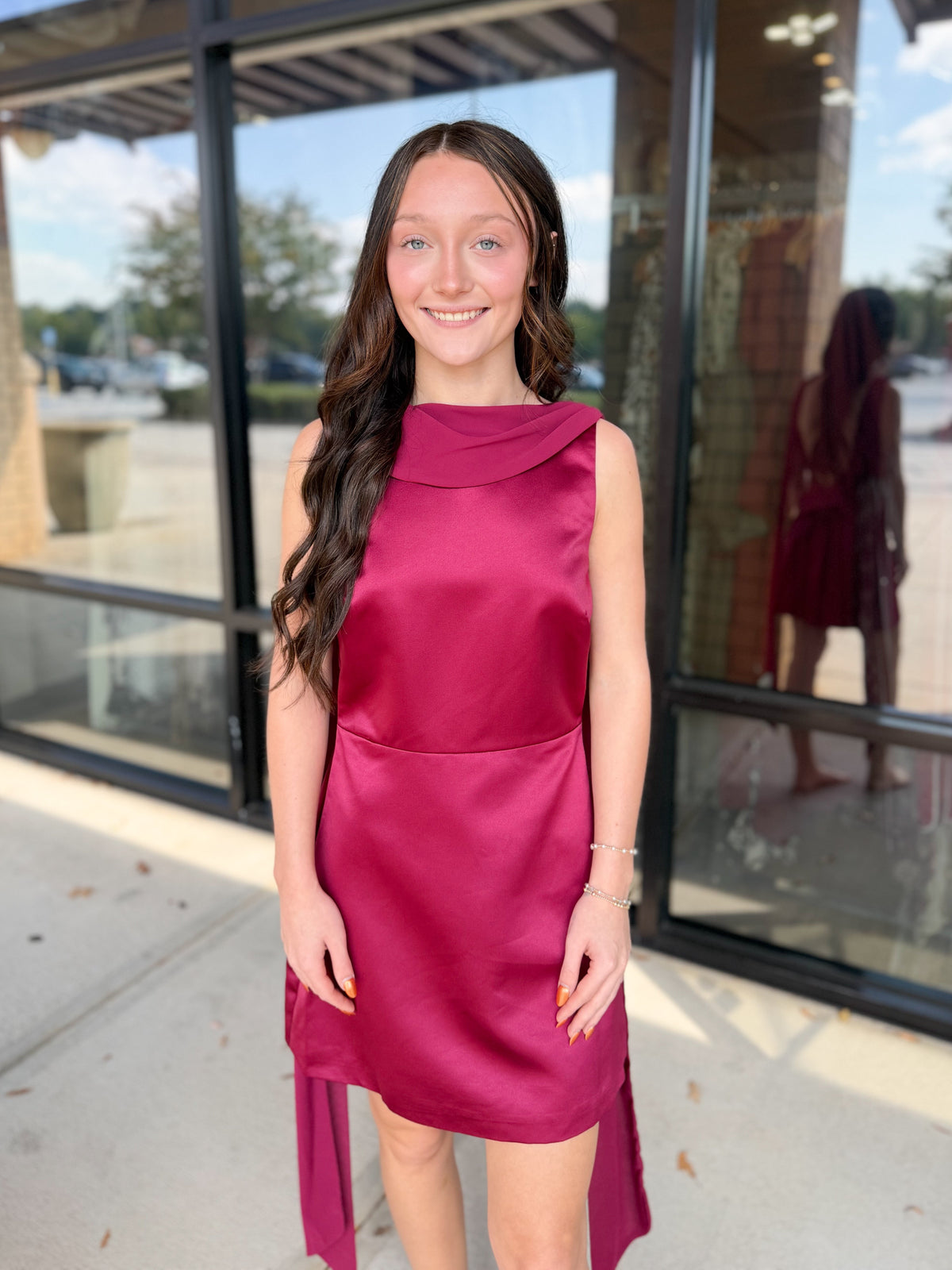 Celena Chiffon Mini Dress