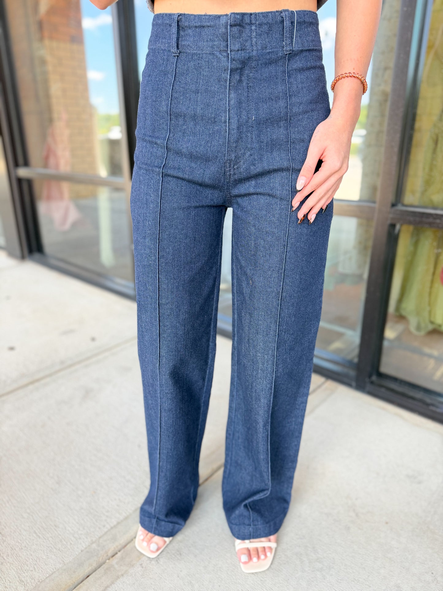 Wylie Straight Leg Denim Pants