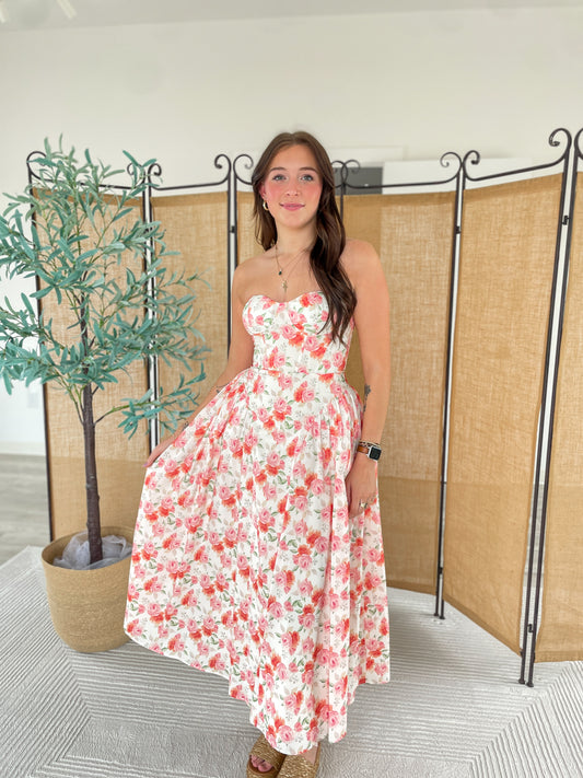 Dorothy Corset Midi Dress