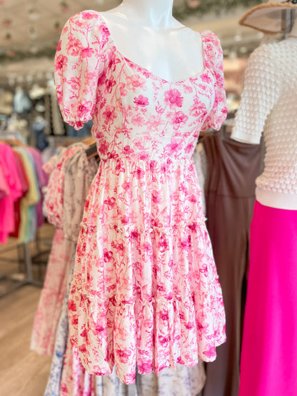 Gabbie Puff Sleeve Dress