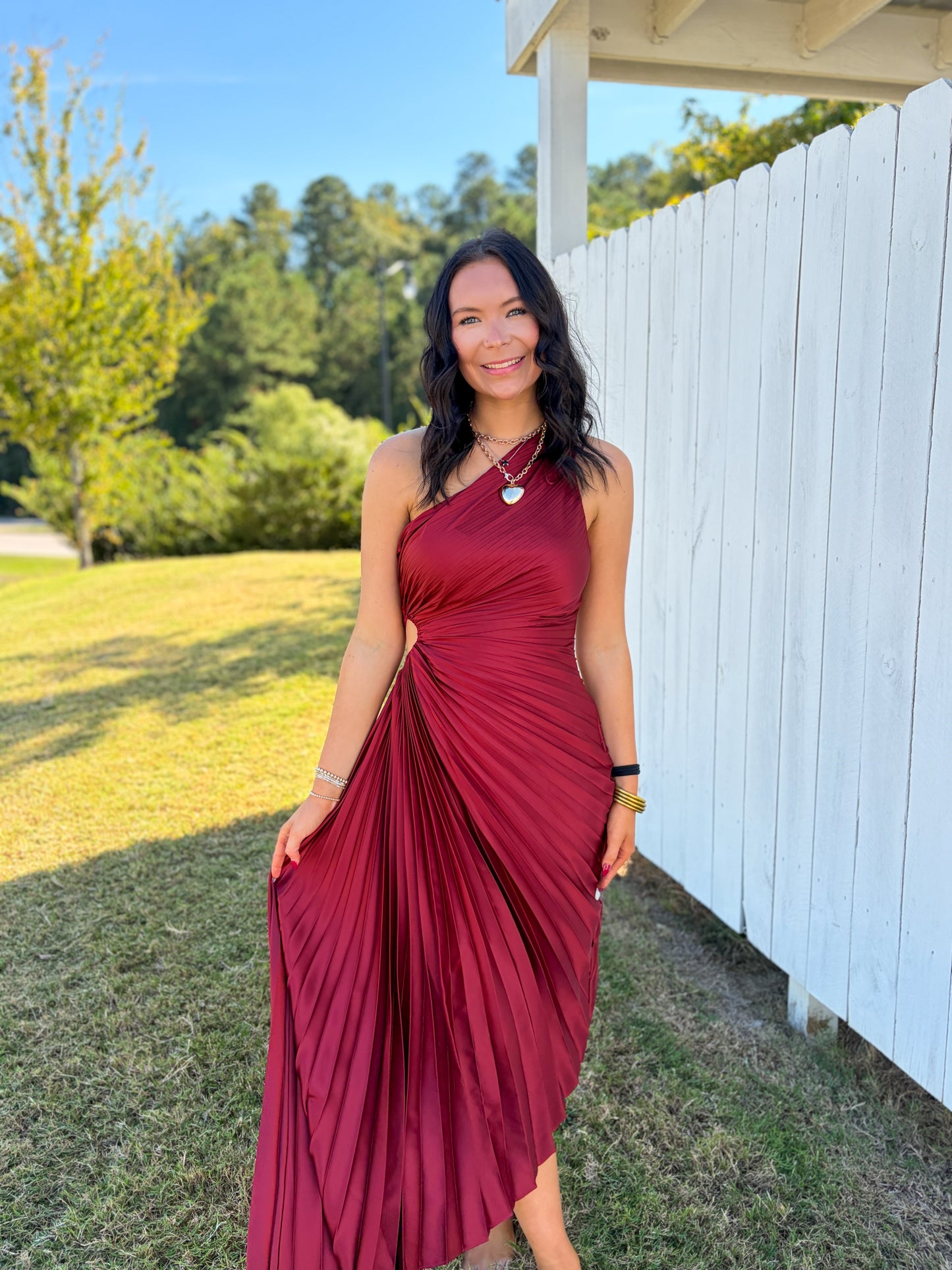 Rosie Asymmetrical Midi Dress