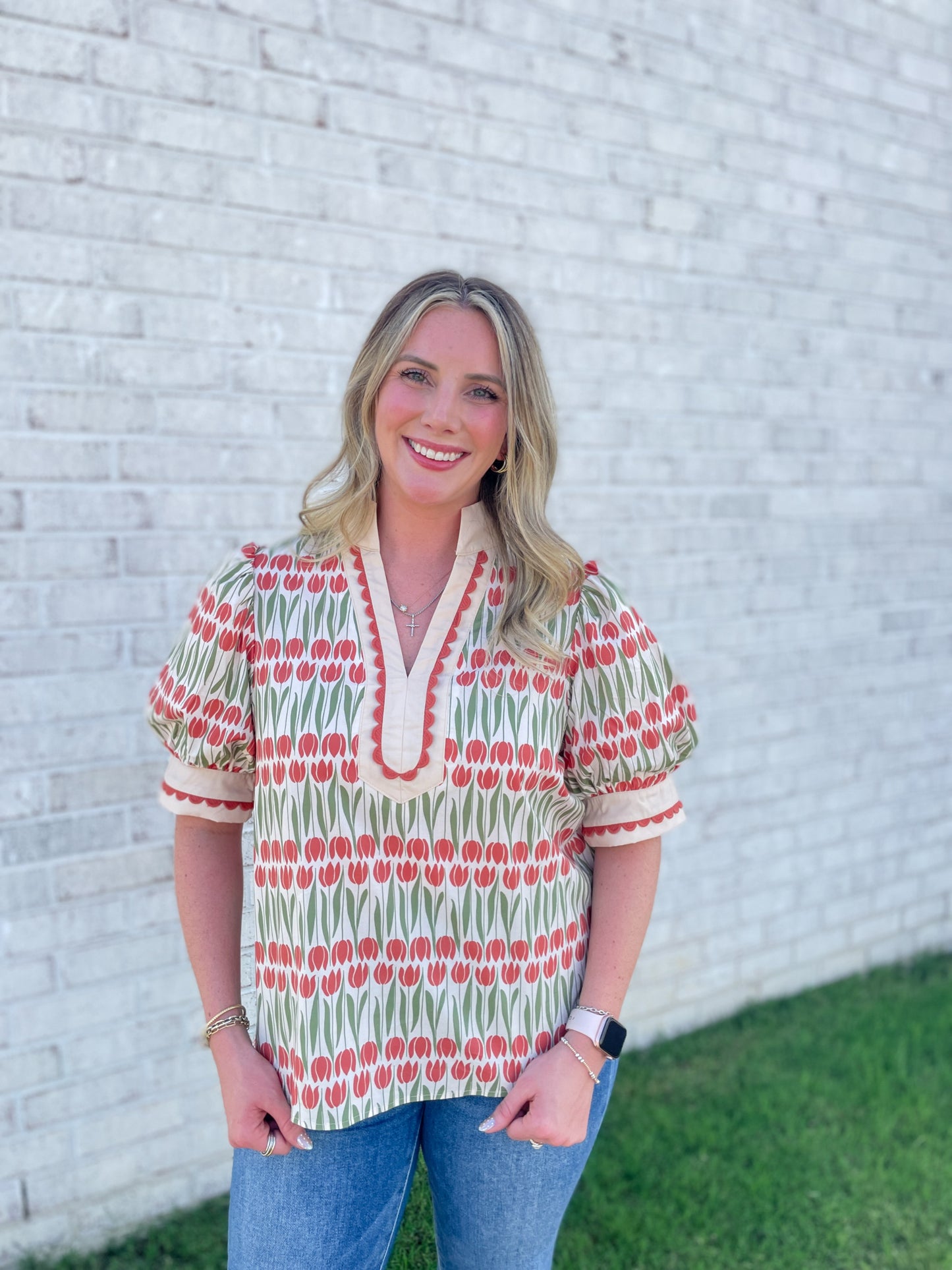 Jorie Puff Sleeve Blouse
