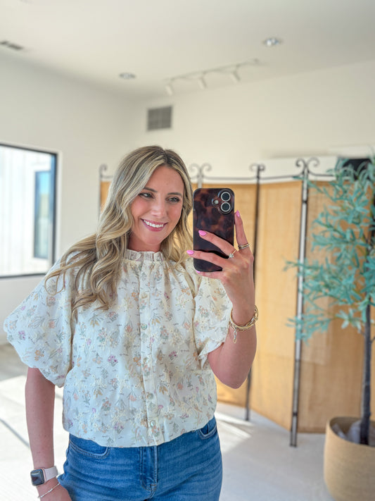 Lyra Puff Sleeve Blouse