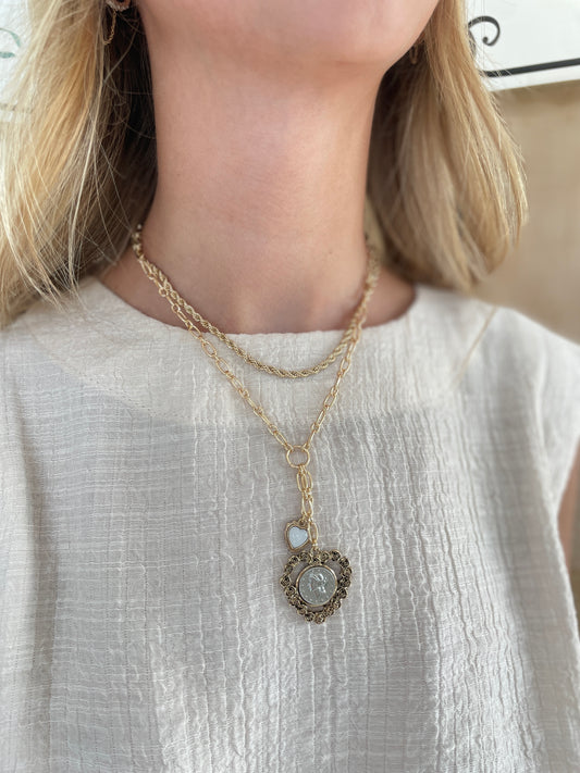 Layered Pendant Necklace