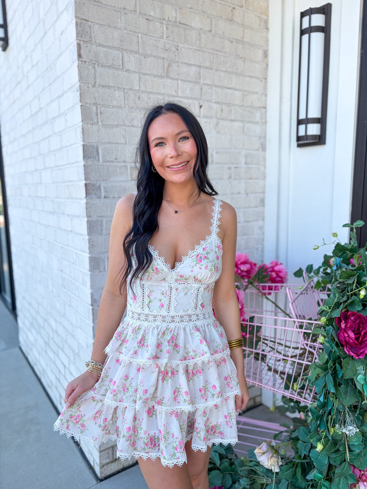 Amara Floral Mini Dress