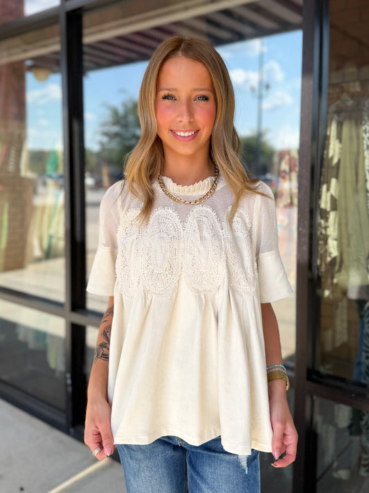 Ember Velvet Top