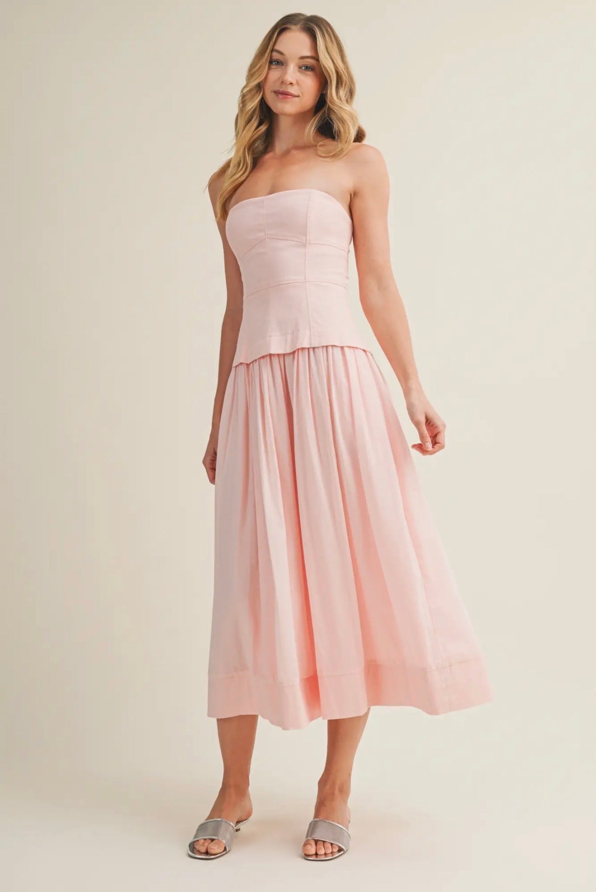 Sandy Strapless Mini Dress