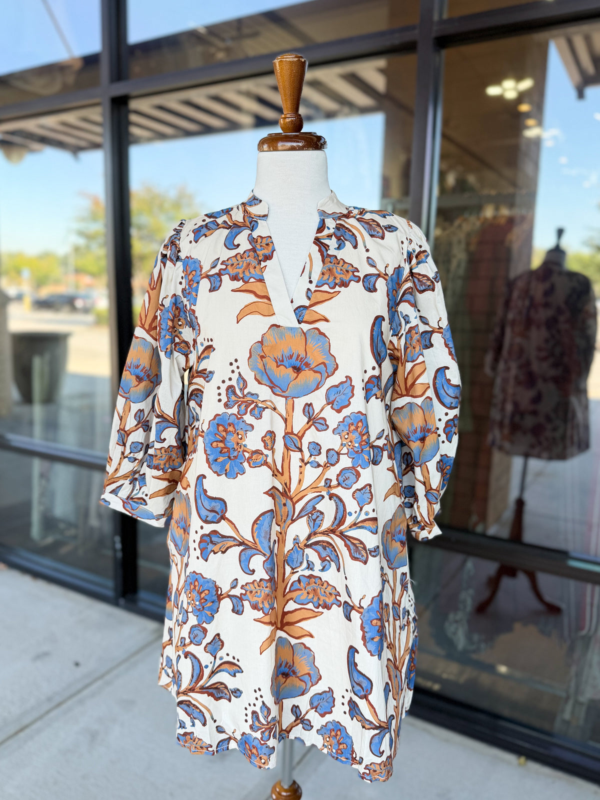 Cassia Printed Mini Dress