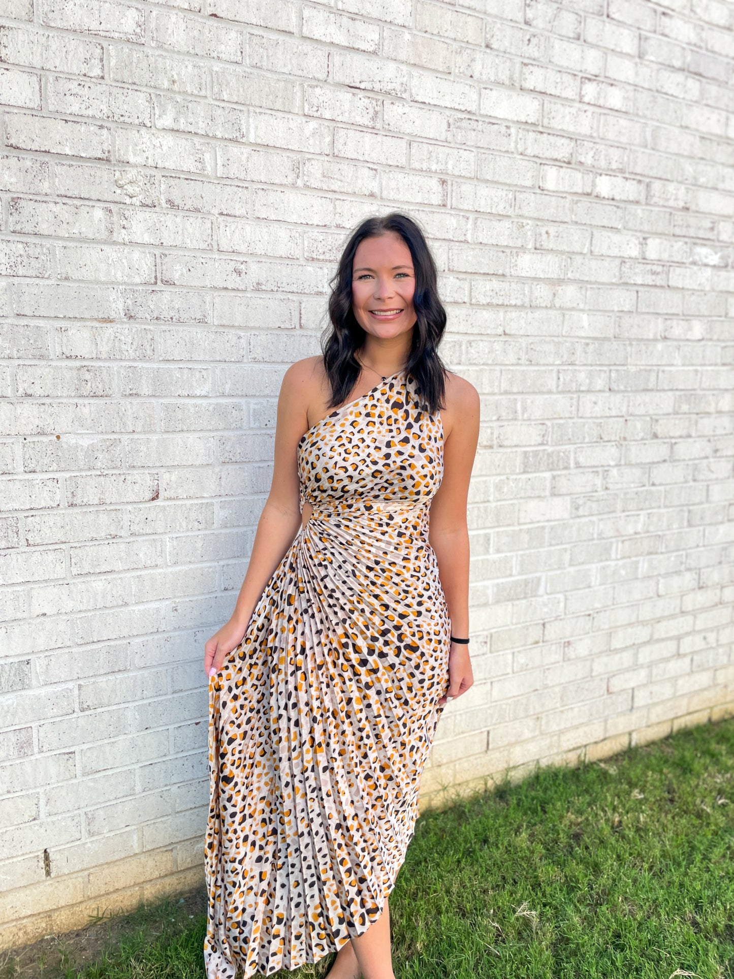 Rosie Printed Midi Dress