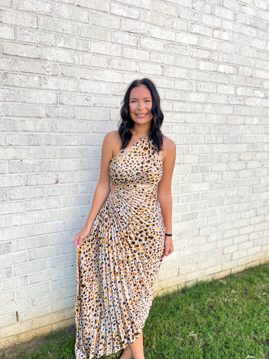 Rosie Printed Midi Dress