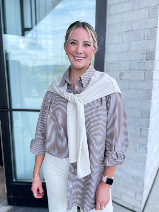 Adri Button Up/Cardigan Overlay