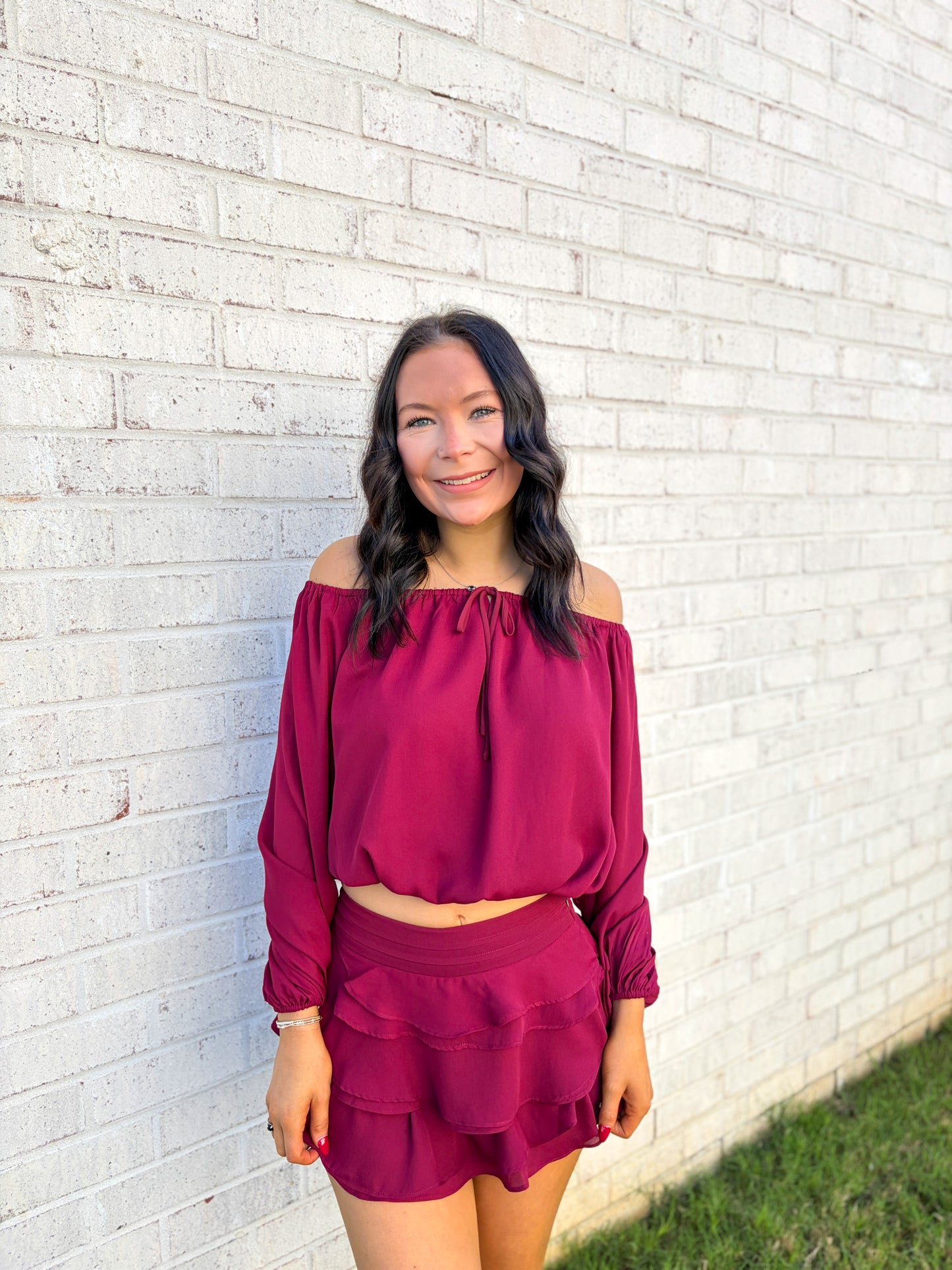 Campbell Ruffle Mini Skirt