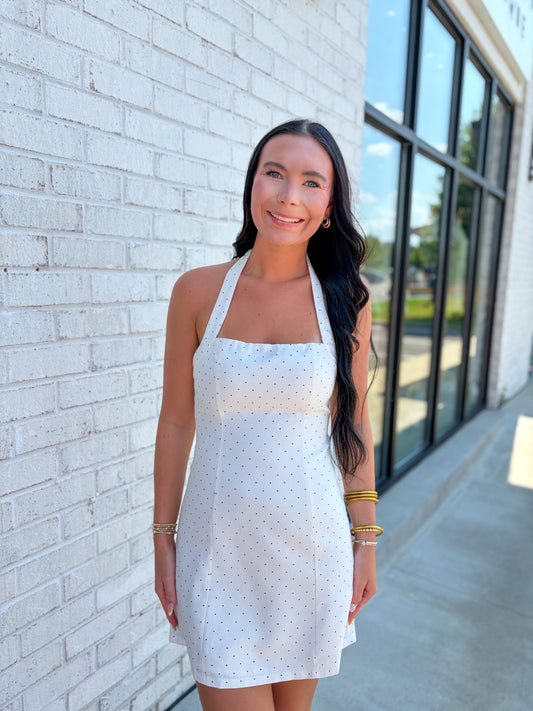 Laken Polka Dot Mini Dress