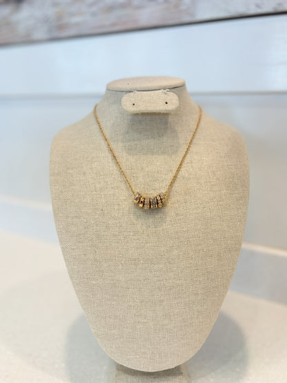 Gold Hoop Necklace