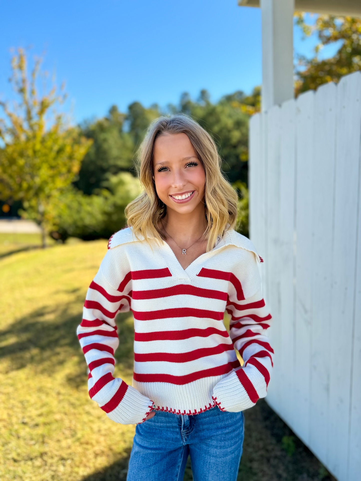 Pearson Striped Knit Top