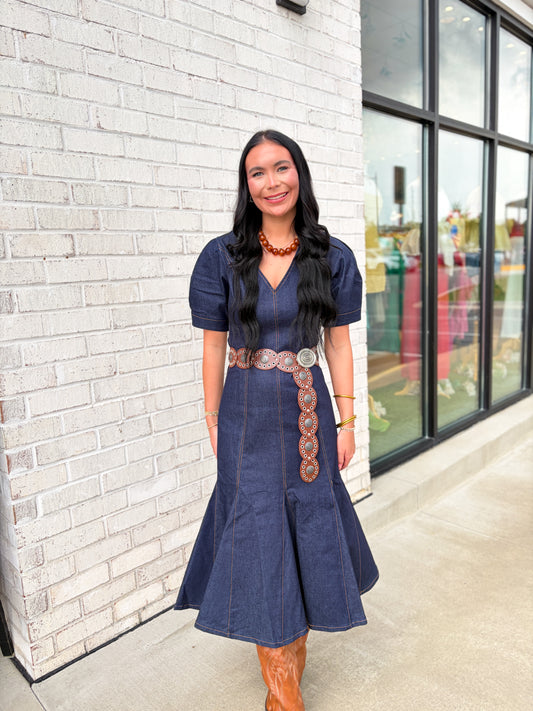 Meira Denim Maxi