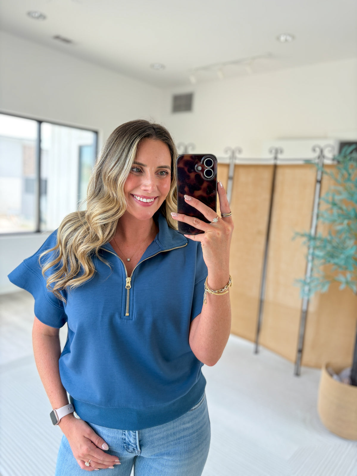 Soft Stream Quarter Zip Top