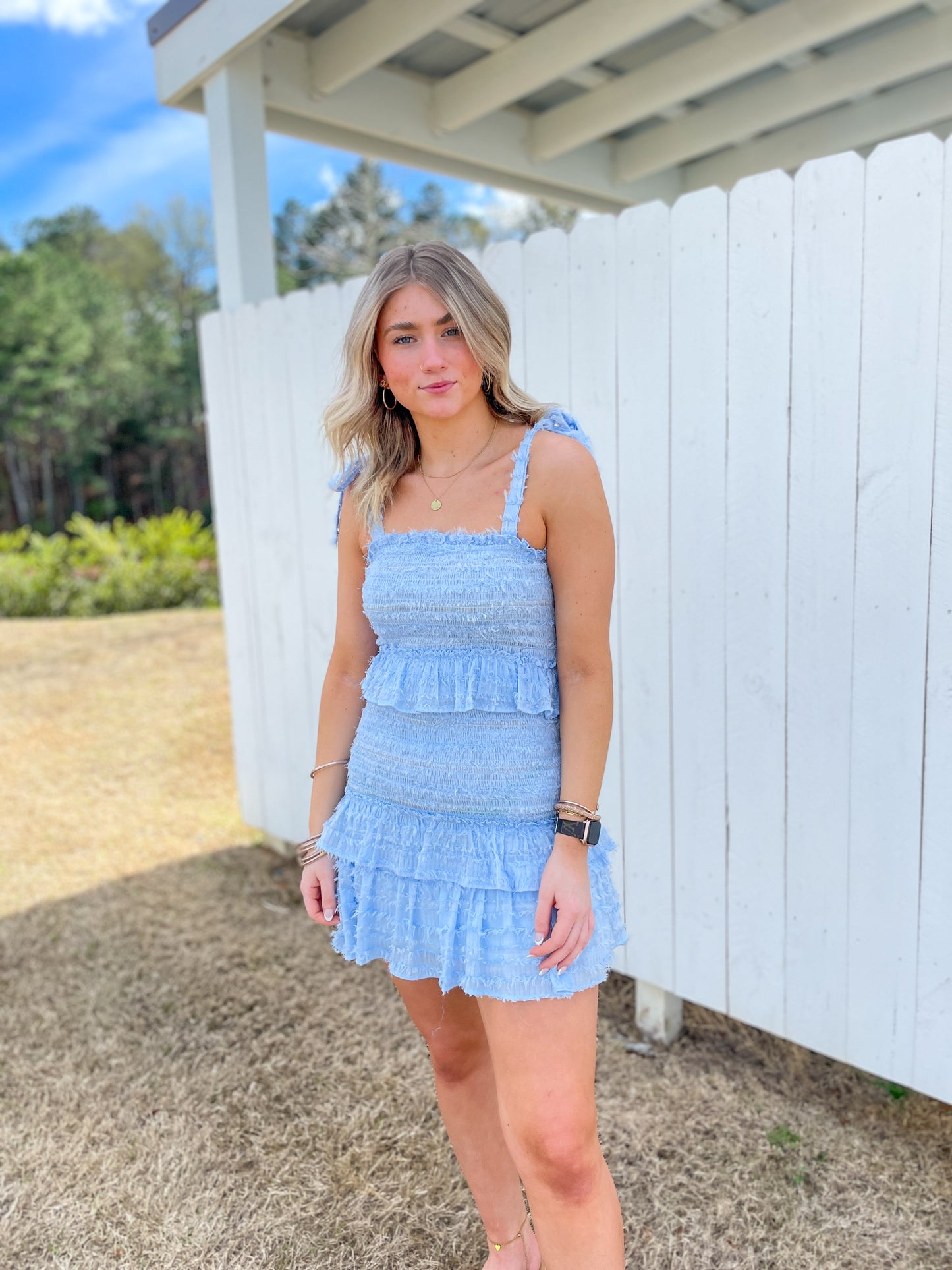 Valerie Textured Mini Dress