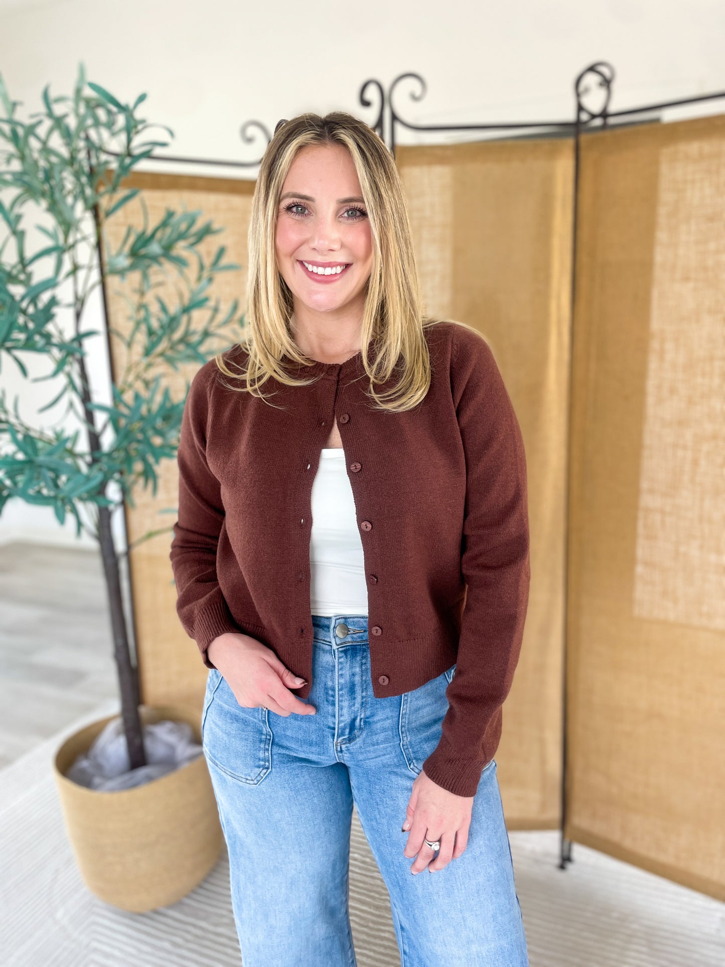 Maysen Button Up Cardigan