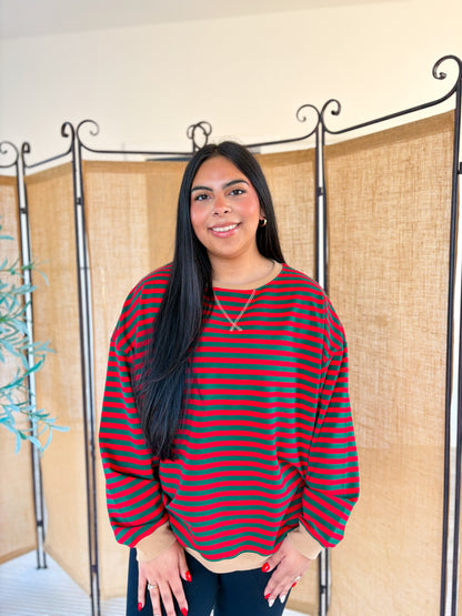 Striped LongSleeve Top