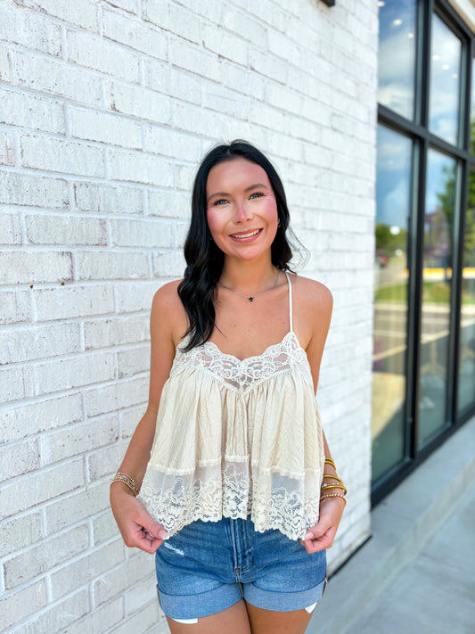 Fran Lace Tank Top
