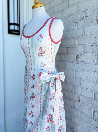 One Piece Floral Swimsuit & Skirt