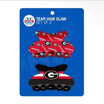 Georgia Bulldogs Claw Clip Set