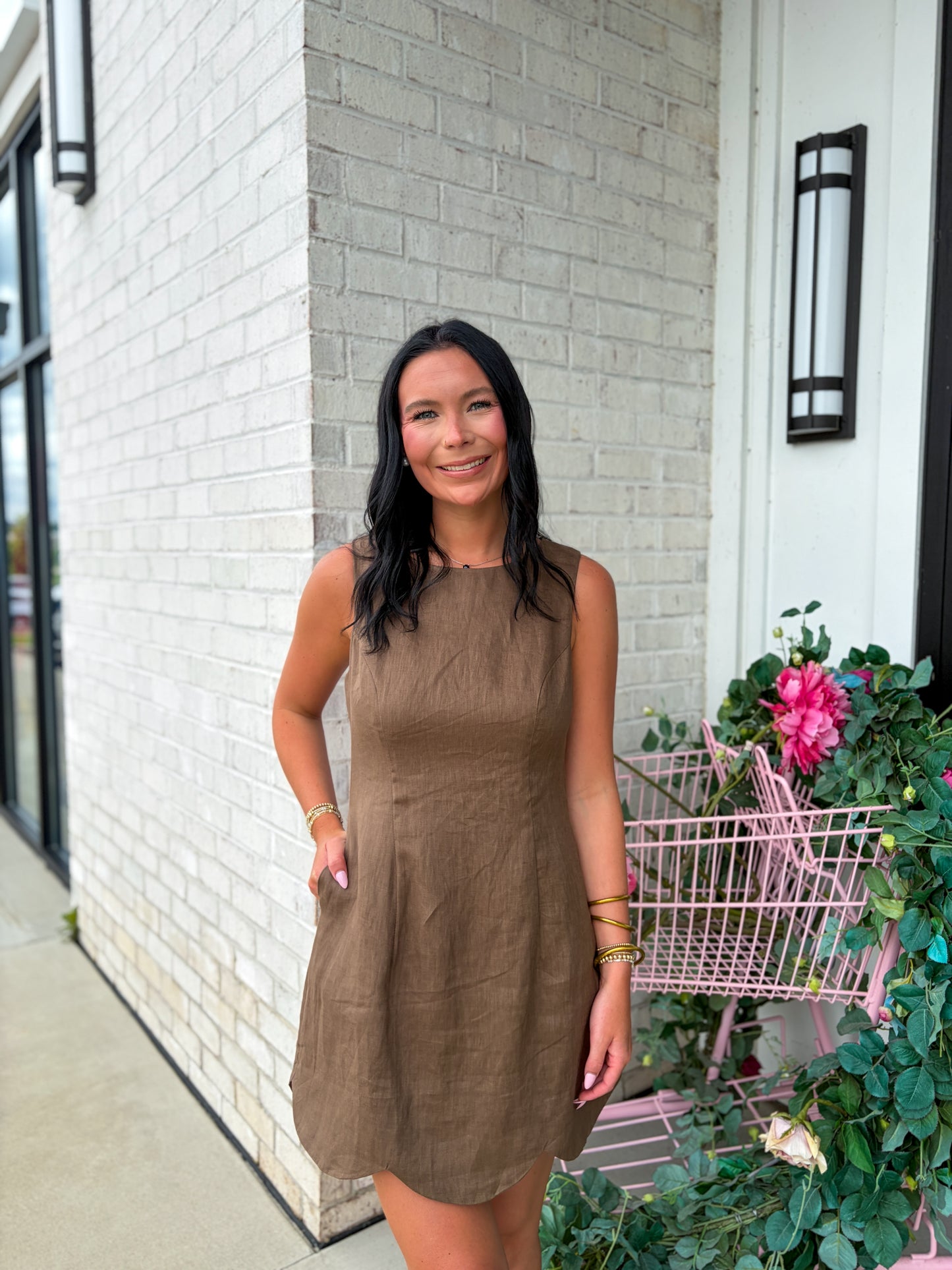 Kinley Solid Mini Dress