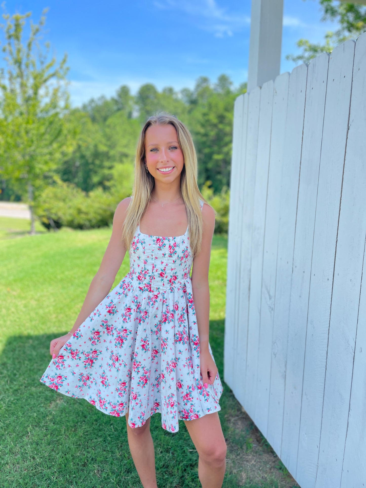 Mavis Floral Mini Dress