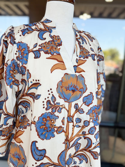 Cassia Printed Mini Dress