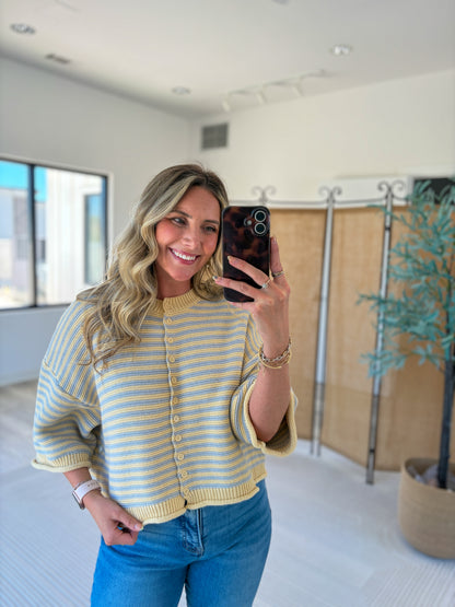 Elsie Striped Button Down Shirt