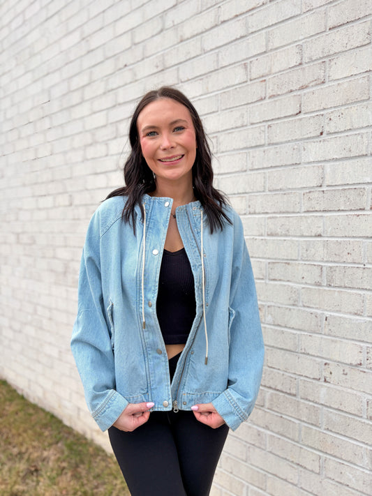 Denim Button Up Jacket