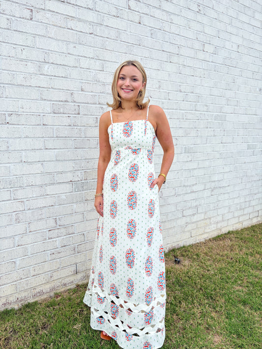 Fallon Patterned Maxi Dress