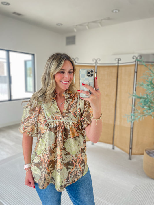 Joah Printed Blouse