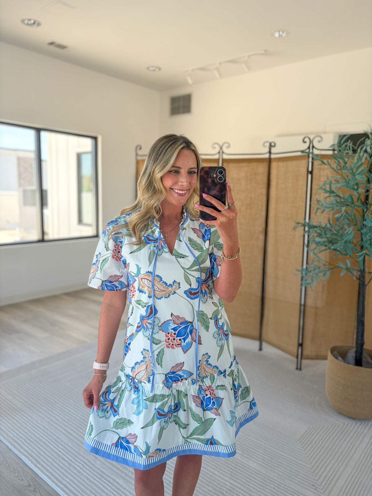 Raven Patterned Dress