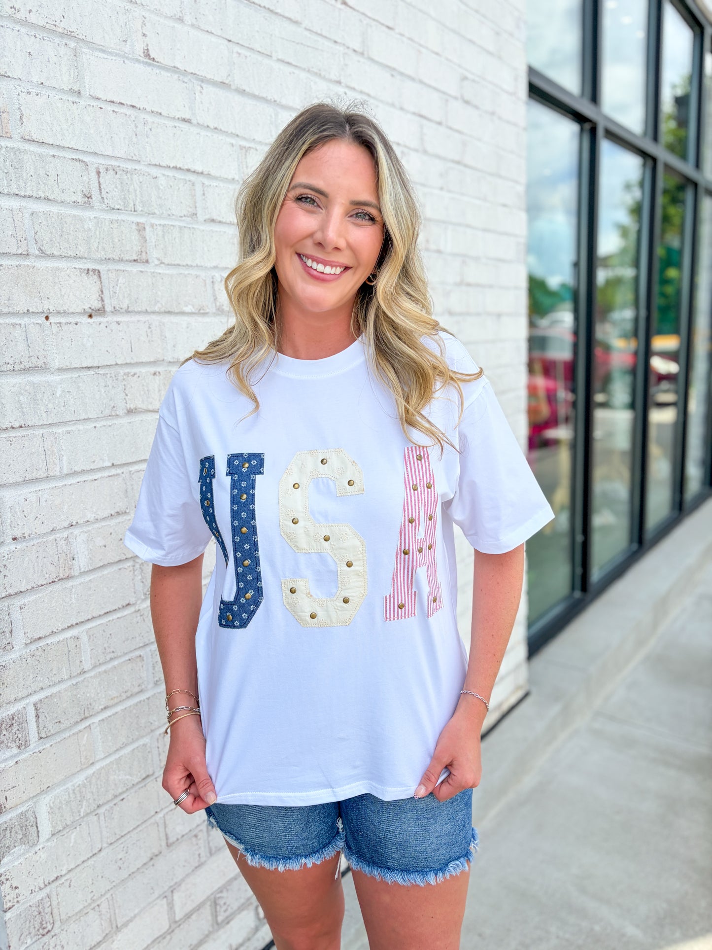 USA Patch-Work T-Shirt