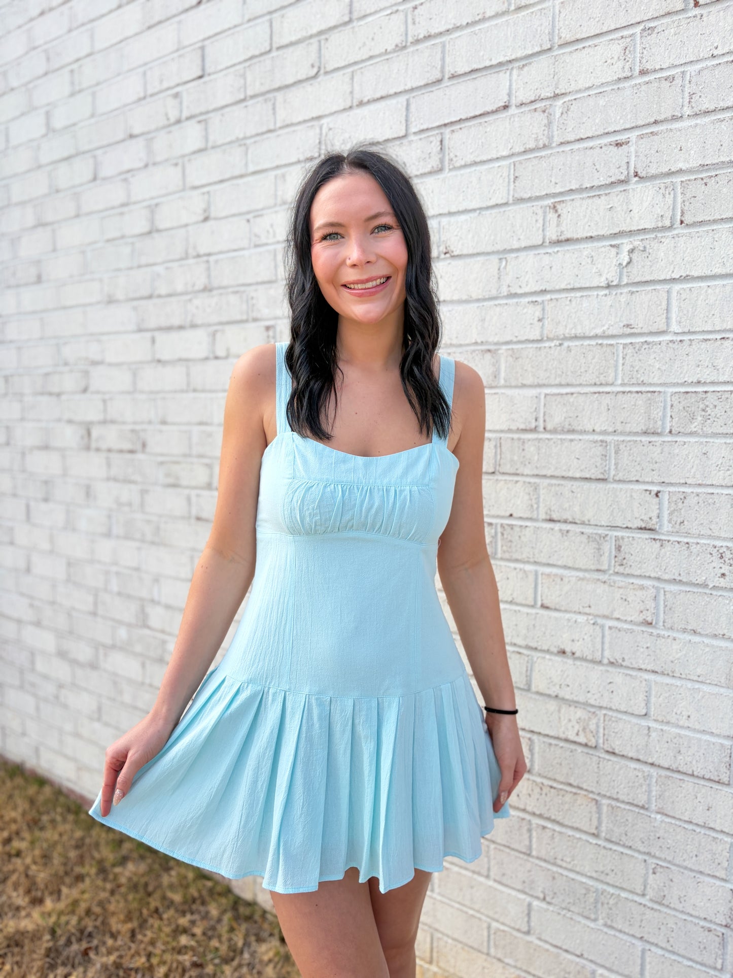 Catalina Open Back Mini Dress