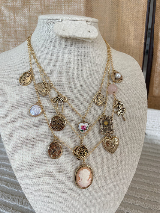Layered Charm Necklace