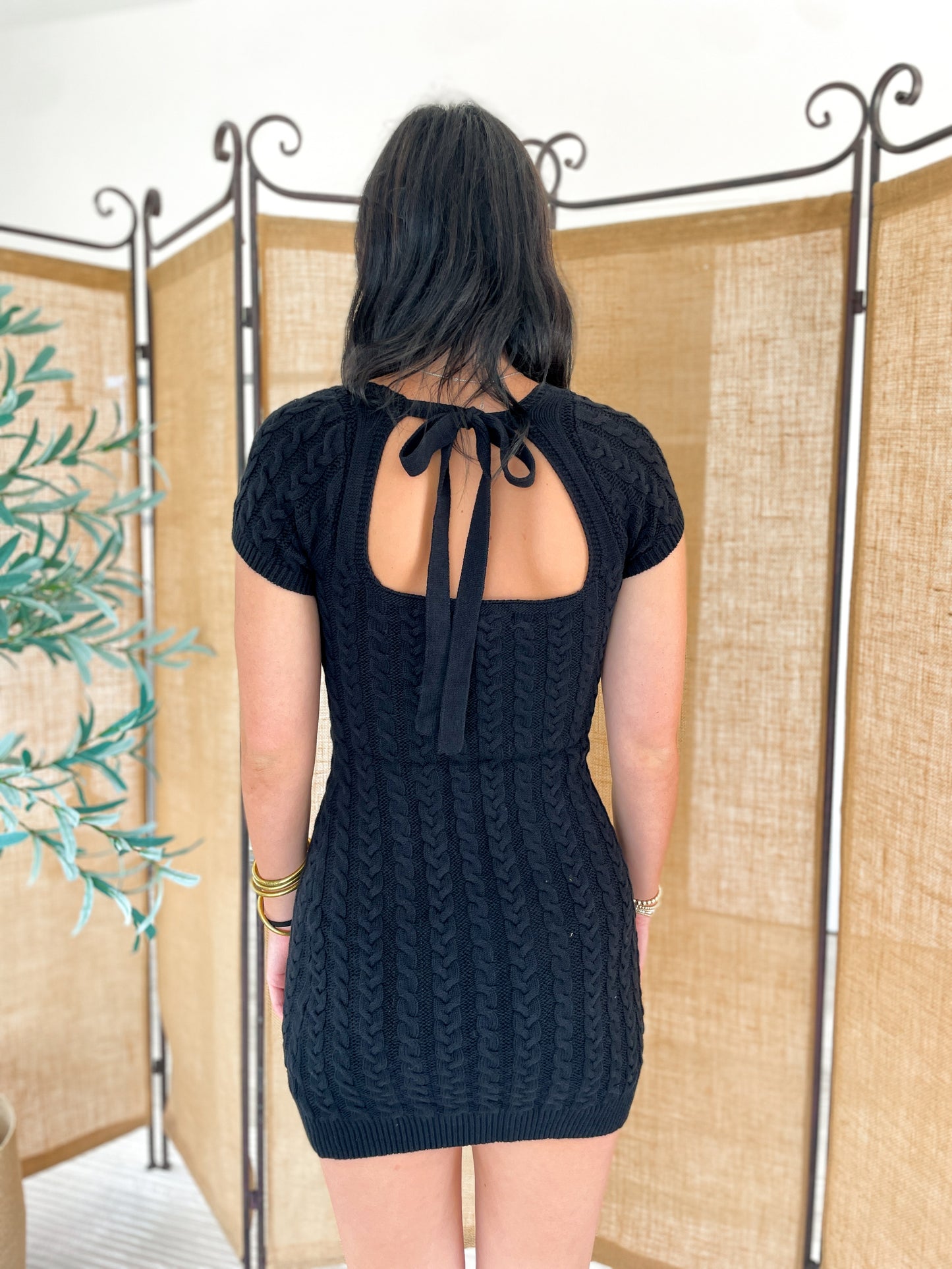 Josie Body Con Sweater Mini Dress