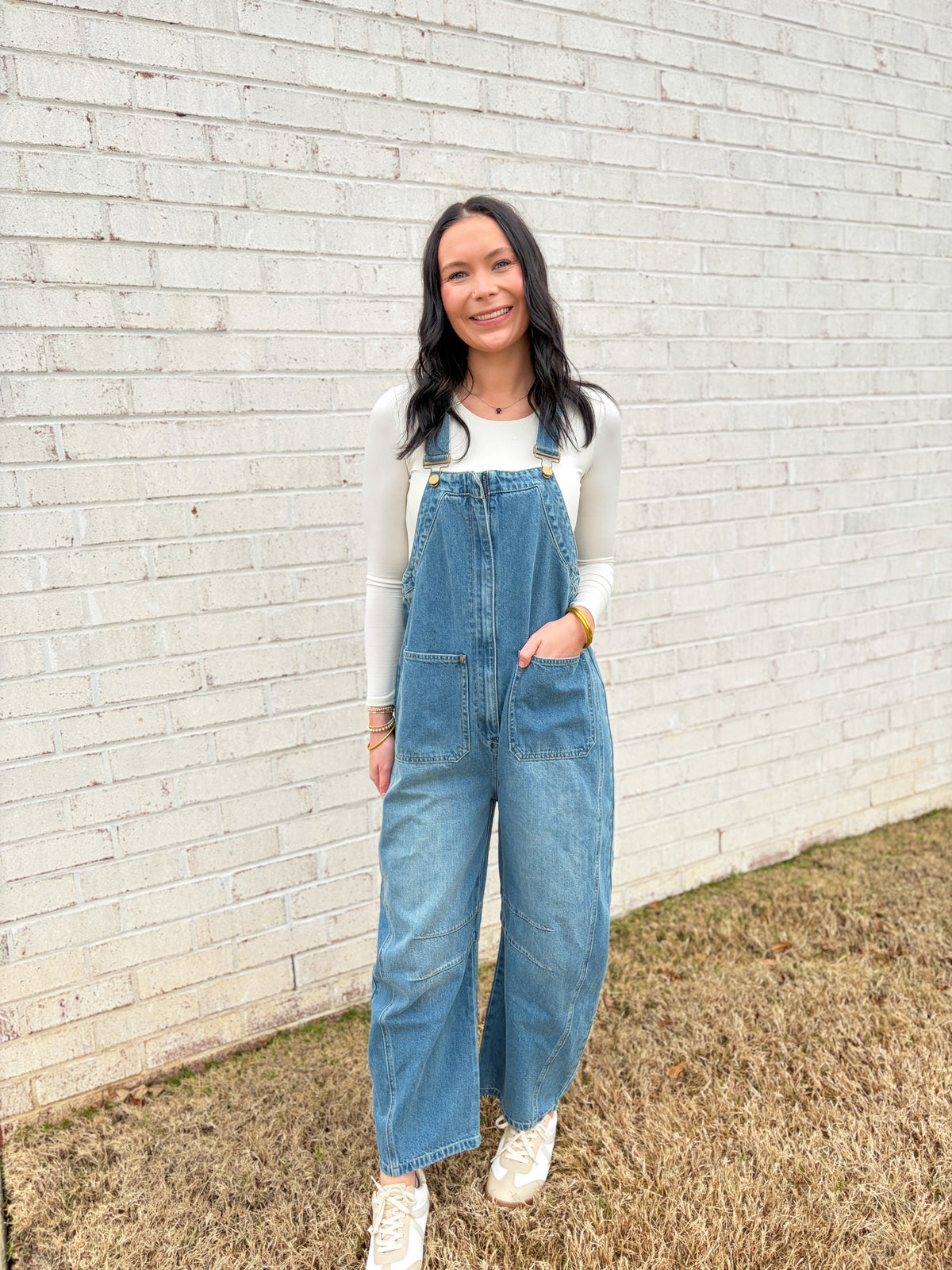 Barrel Jean Overalls