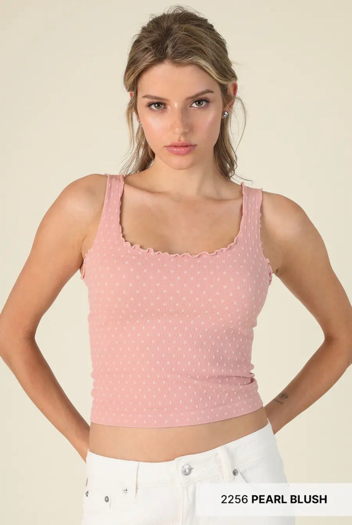 Polka Dot One Size Tank Top