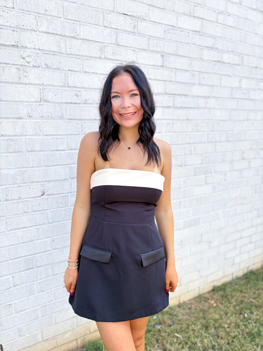 Strapless Mini Dress
